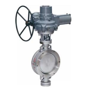 D973H Electric Triple-Eccentric Metal-Seated Wafer Butterfly Valve