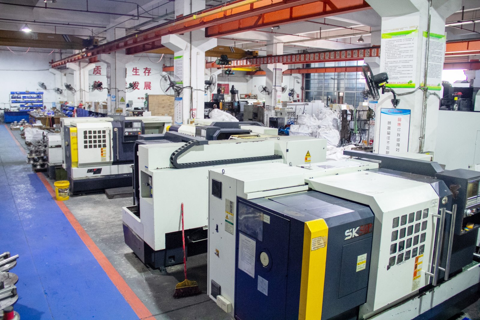 SK50P CNC lathe in WDL Valve manufacturing facility