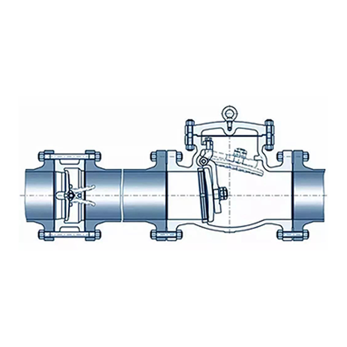Check valve and isolation valve application in oil and gas pipelines
